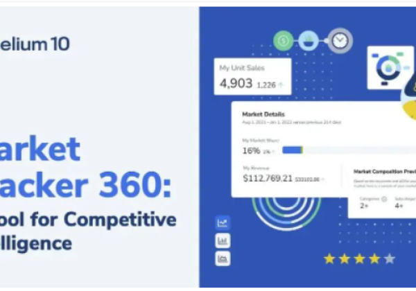 Helium 10 Market Tracker 360上线！无死角追踪亚马逊细分市场和竞品！