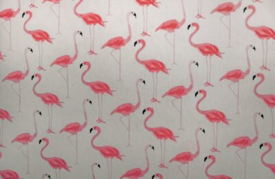 pink flamingo printed paper