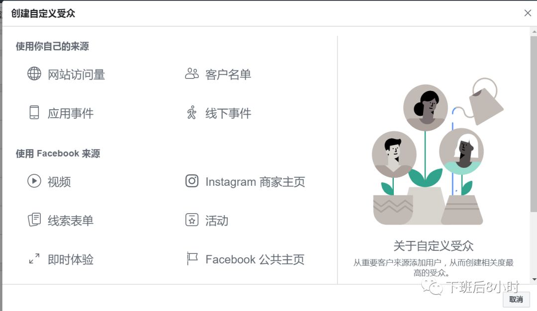 Facebook自定义受众配图 3