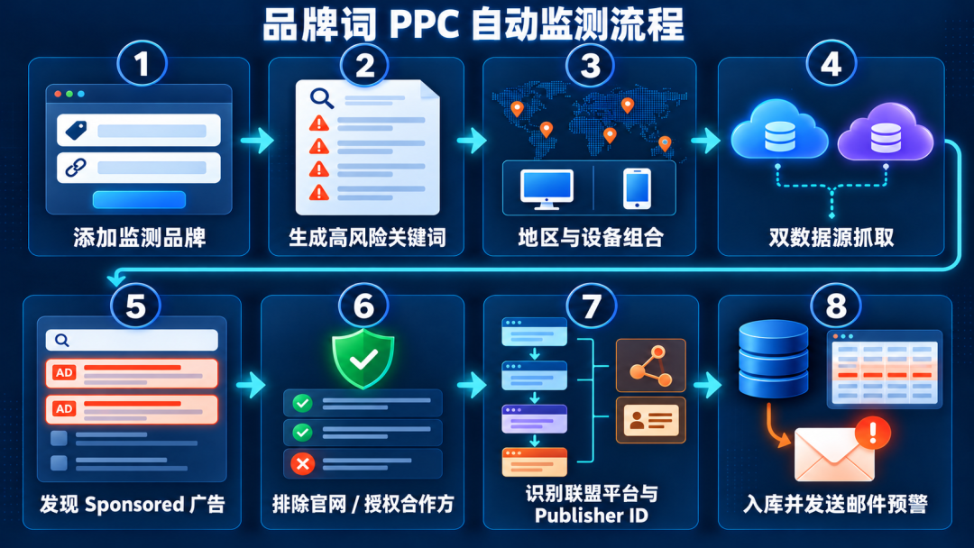 品牌词PPC监测系统配图 2