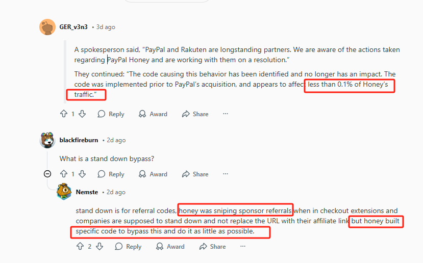 Paypal 回应Honey风波，Impact突然出手，Reddit万条热评炸锅