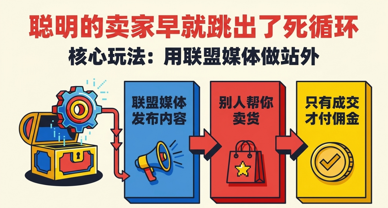 ACOS困局，排名焦虑？亚马逊站外合作这6种高含金量31个媒体，轻松实现5倍增长